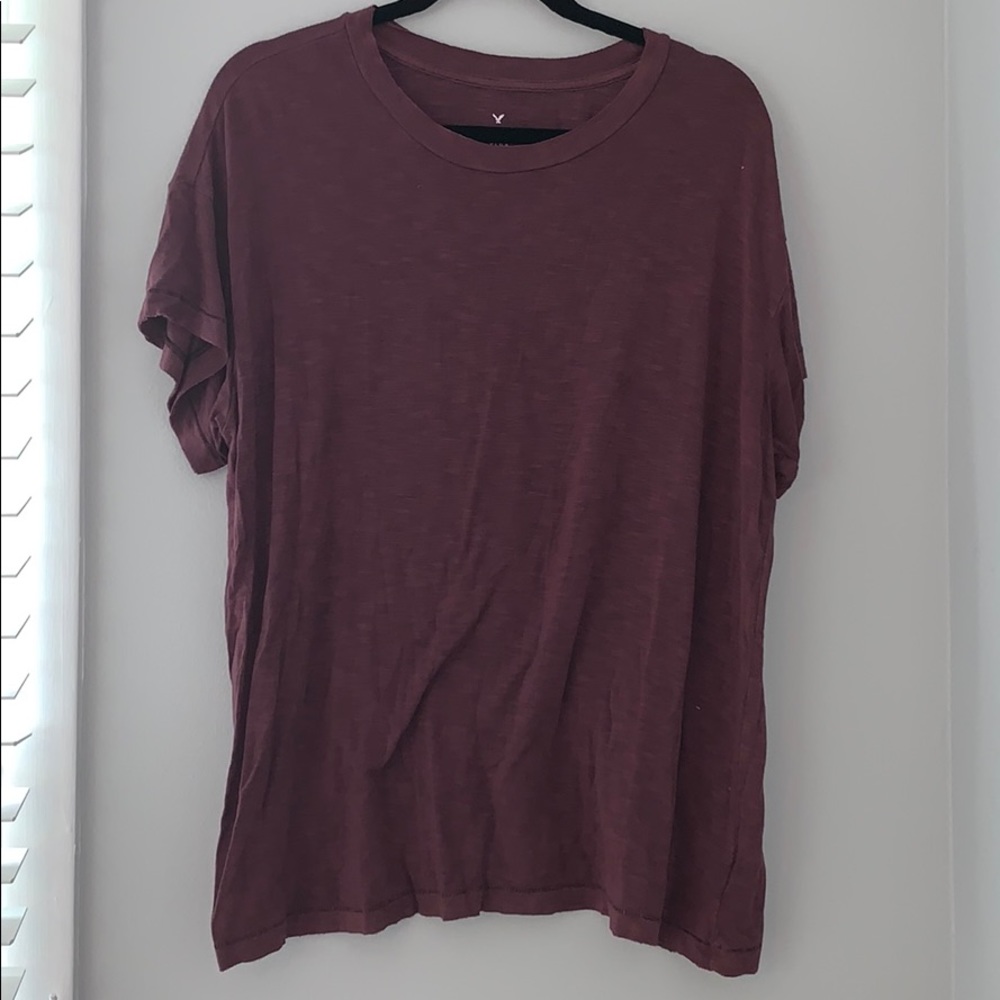 American Eagle Outfitters Soft & Sexy Maroon shirt